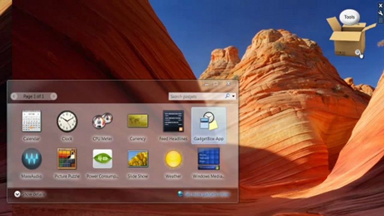 How to use GadgetBox