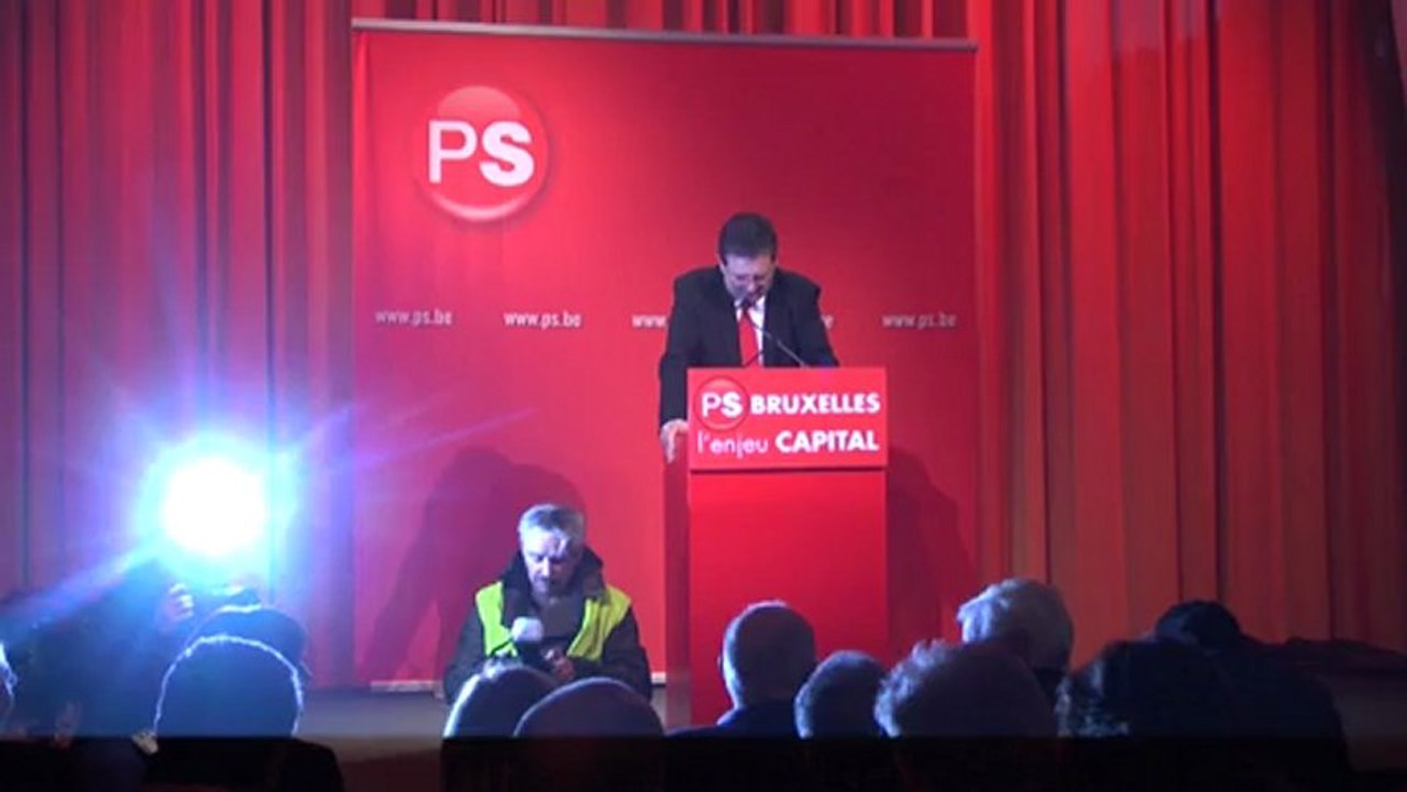 Congrès PS Bruxellois - Election de Laurette Onkelinx à la présidence du PS Bruxellois