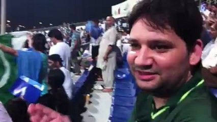 Nauman Watching Pak vs Aus 31 August 2012 - Part 3
