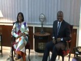 Le ministre sénégalais des affaires étrangères sénégalais reçu par le Ministre d'Etat Hamed BAKAYOKO