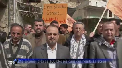 Heurts en Cisjordanie: près de 100 blessés