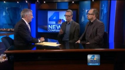 Zack Zalon & Brendon Cassidy of Wilshire Axon - NBC Southern California News Conference