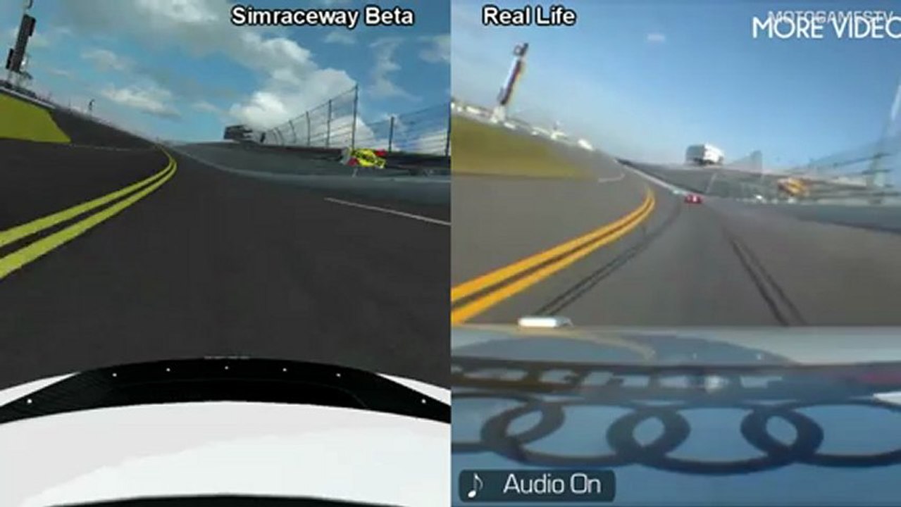 Simraceway Beta vs Real Life - Audi R8 LMS Ultra at Daytona