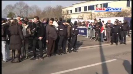 PSG / Le 1er entraînement de David Beckham - 13/02