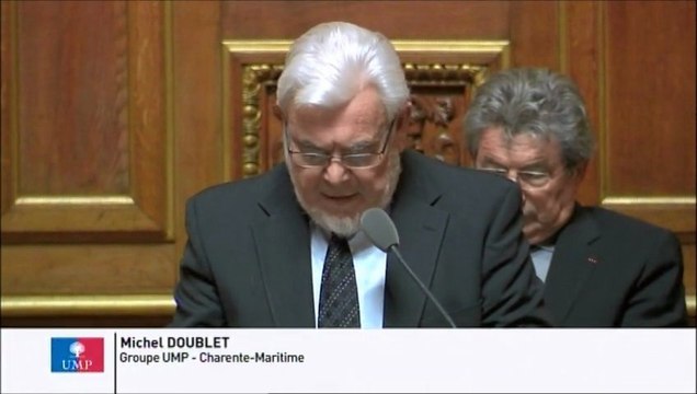 Michel Doublet, Sénateur de la Charente-Maritime : Avenir de la TVA dans le secteur de l'eau