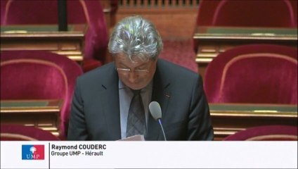 Raymond Couderc, Sénateur de l'Hérault : Fermetures des antennes locales de la Banque de France