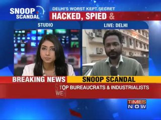 Political circles hit by snoop scandal.