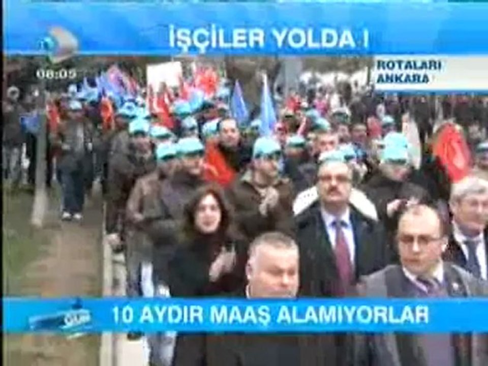 Kanal D'de Türk Metal Sendikası'nın BMC eylemi