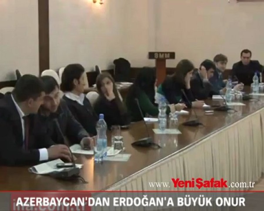 Azerbaycan'dan Erdoğan'a büyük onur