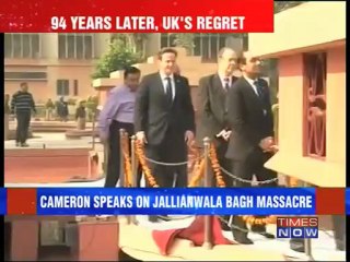 UK PM David Cameron condemns Jallianwala massacre.