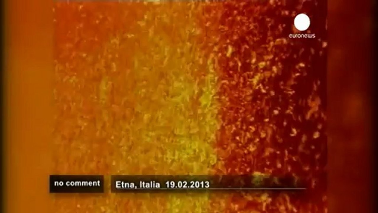 Spectaculaire éruption de l'Etna - no comment