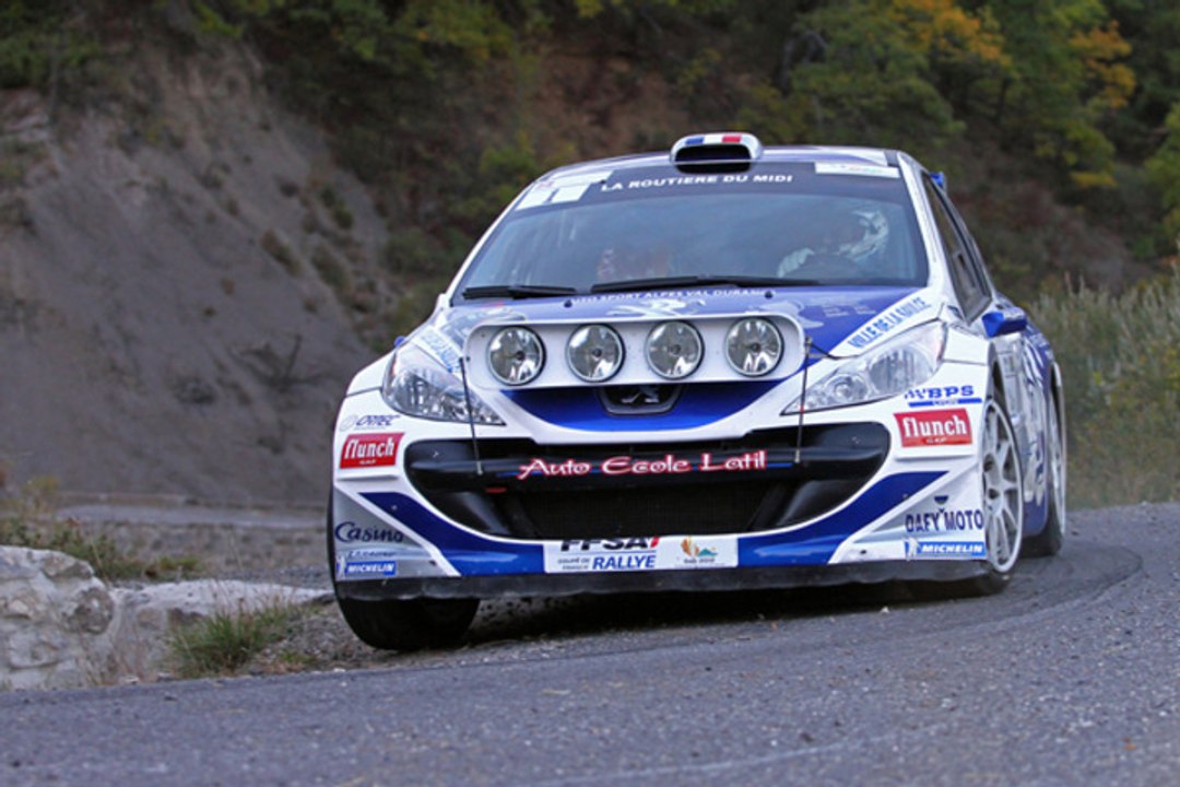 rallye finale gap 2012 Nicolas Latil - Romain Roche  video42.com 207s2000