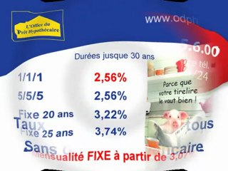 Les meilleurs taux du marché : l'Office du Prêt Hypothécaire