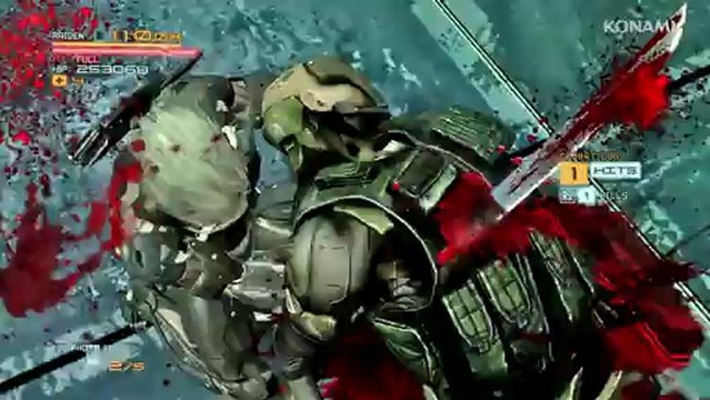 Metal Gear Rising : Revengeance (PS3) - Combat tactique