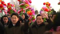 North Korean nuclear scientists cheered in Pyongyang