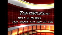 Atlanta Hawks versus Miami Heat Pick Prediction NBA Pro Basketball Odds Preview 2-20-2013