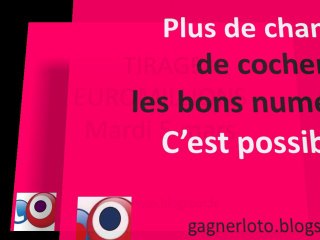 Tirage euromillions mardi 5 mars 2013 encore 5 bons numéros système 25 !