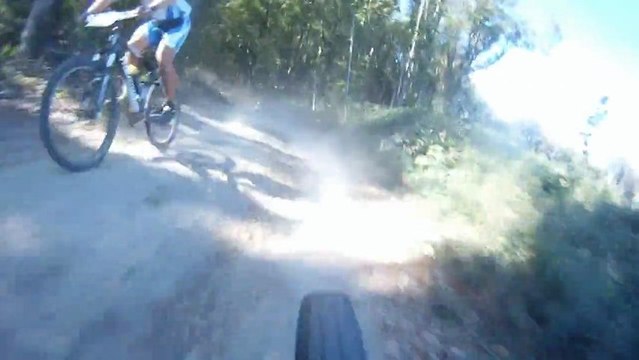 Concurs de biciclete in judetul Arad - Portiunea de padure - Arad Bike Race 2012