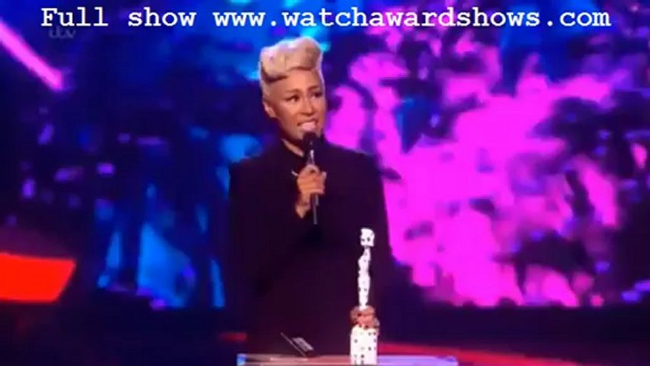 Emeli Sande acceptance speech BRIT Awards 2013
