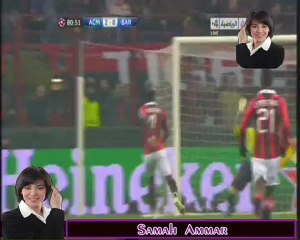 هدف التانى لميلان 2 - 0 فى مرمى برشلونه مونتارى