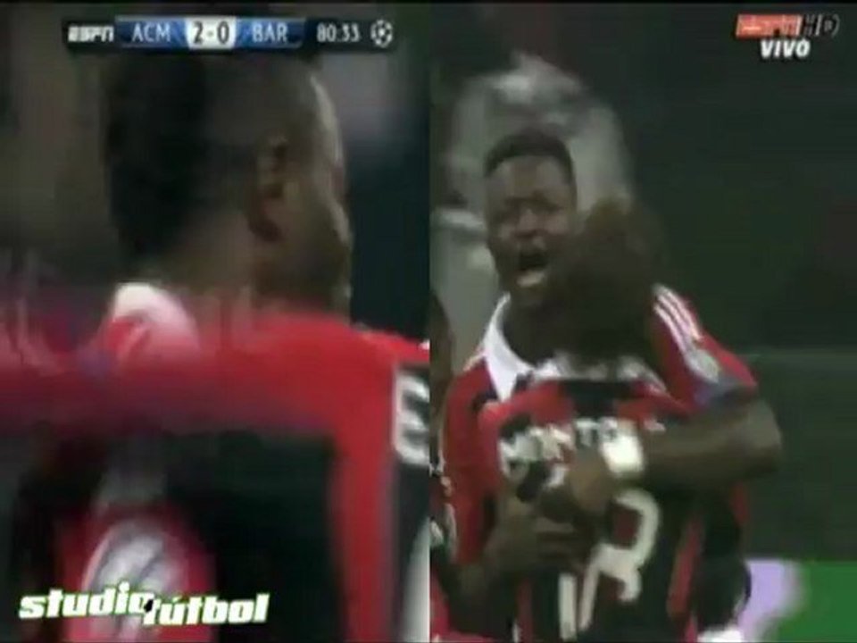 Milan 2 Barcelona 0 Champions League