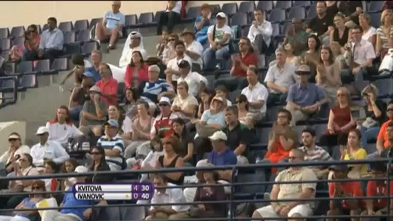 Dubai: Kvitova bezwingt Ivanovic mit viel Mühe