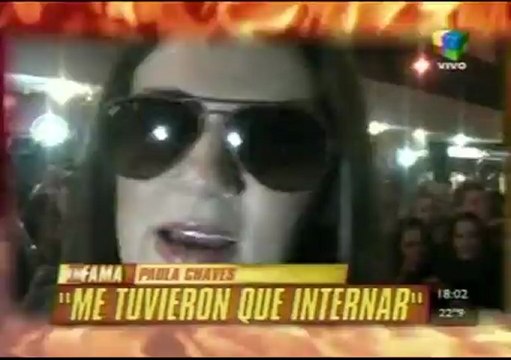 Pedro y Paula nota en Infama (sobre la internación de Paula) - 20 de Febrero