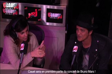 Cauet sera en première partie du concert de Bruno Mars ! - C'Cauet sur NRJ