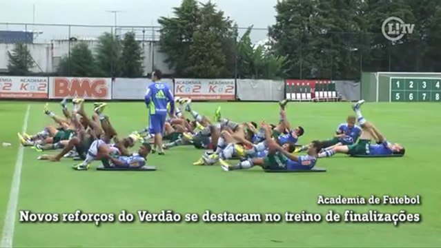 Destaque e gol no treino dos novos reforços!!