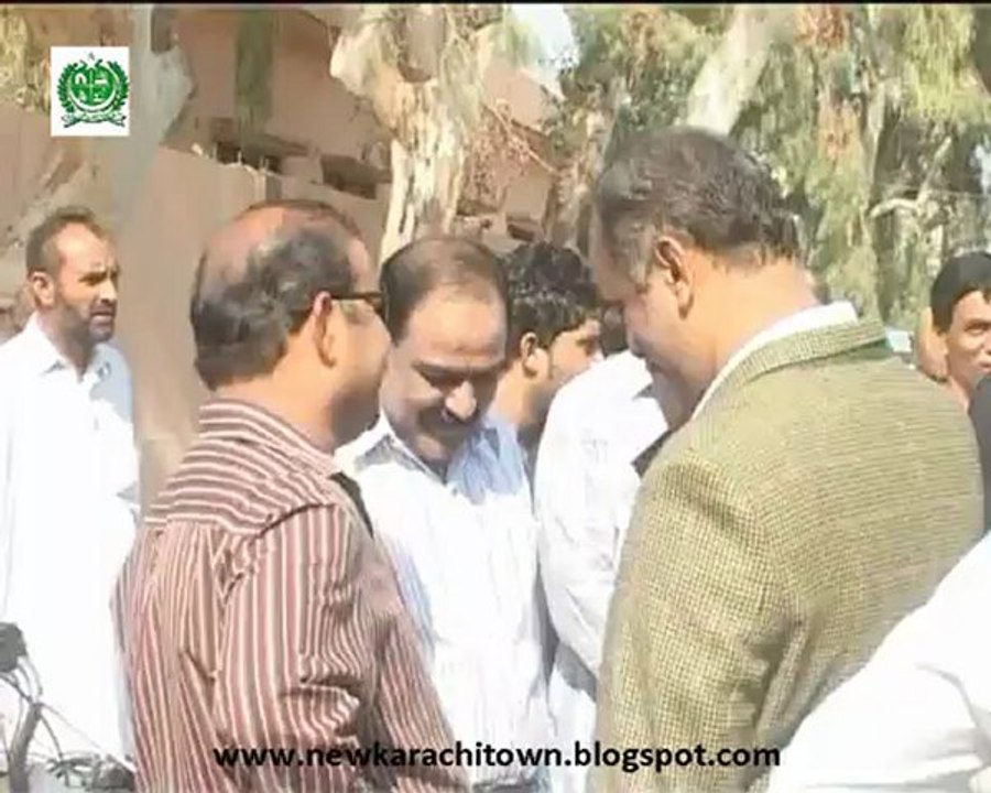 8-12-12 MNA Rehan Hashmi visit gym khana 08-12-2012.