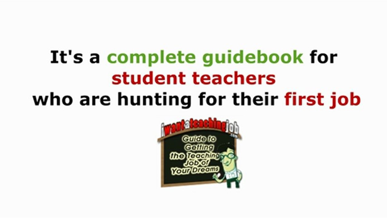 Guide to Getting the Teaching Job of Your Dreams