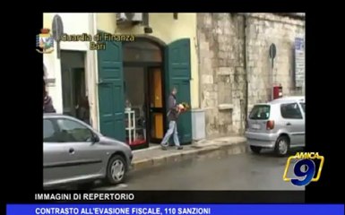 Contrasto all'evasione fiscale, 110 sanzioni
