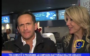 Tra comicità e programmi, la campagna elettorale dell' On. Carlucci