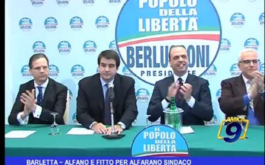 Barletta | Alfano e Fitto per Alfarano Sindaco