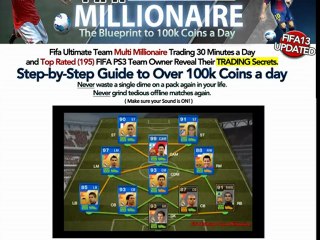 Fifa 2013 Ultimate Team Millionaire - Gold Coin Guide