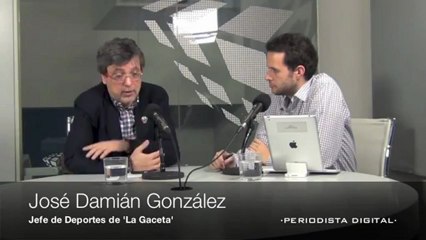 José Damian Gonzalez, redactor jefe de deportes de La Gaceta. 20-2-2013