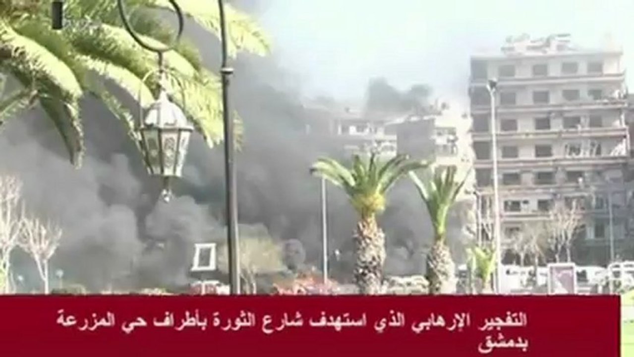 Explosion d'une voiture piégée à Damas