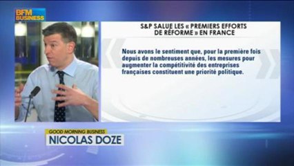 Nicolas Doze : S&P répond à Taylor que la France fait les bons efforts - 21 février - BFM