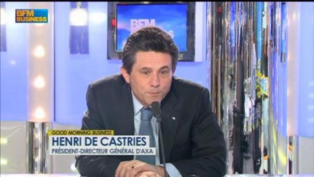 Les résultats d'Axa : Henri de Castries - 21 février - BFM : Good Morning Business