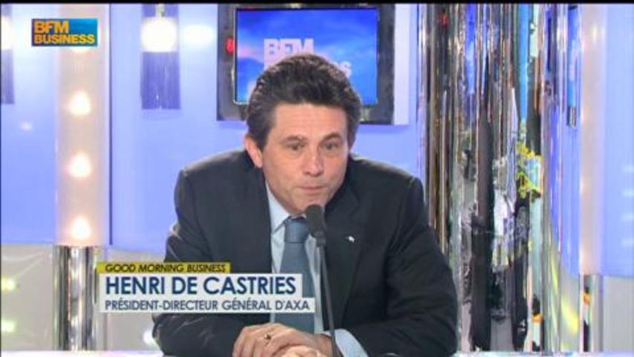 Les résultats d'Axa : Henri de Castries - 21 février - BFM : Good Morning Business