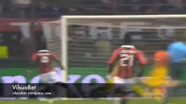 GOAL Muntari AC Milan 1-0 FC Barcelona