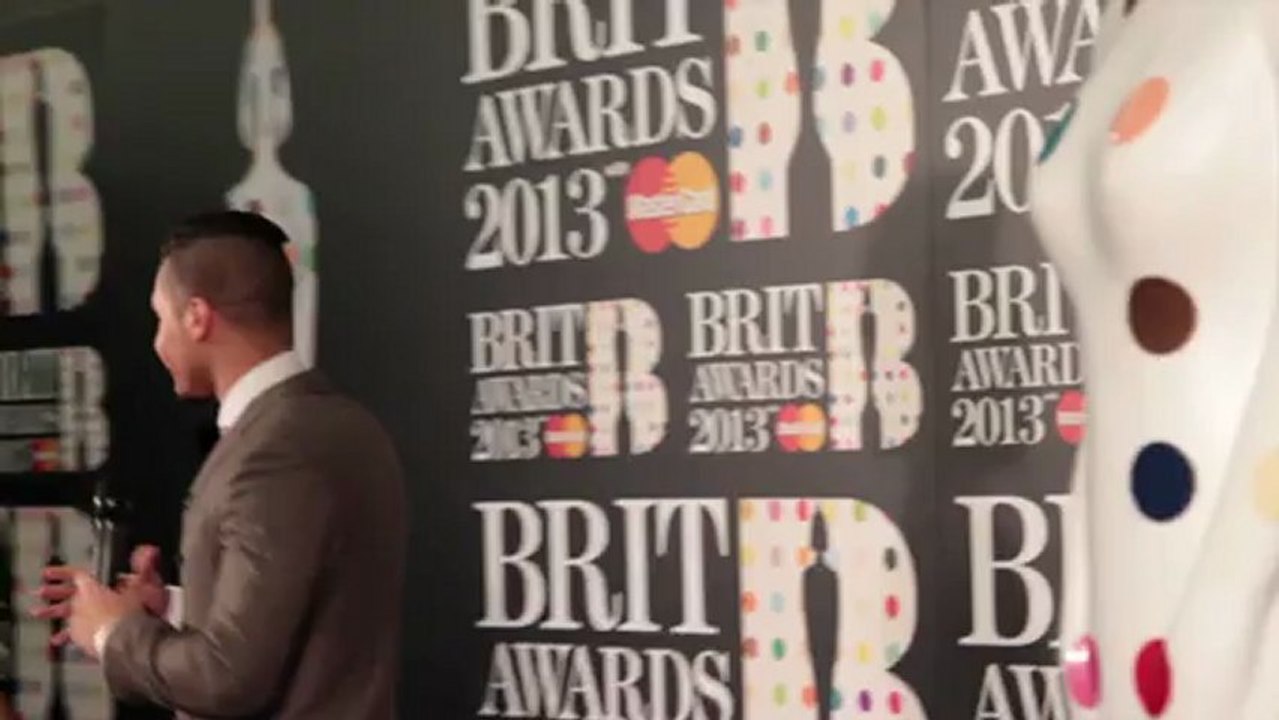 Louis Smith at the Brit Awards 2013 Winner's Conference: 'I'm not a massive Coldplay fan'