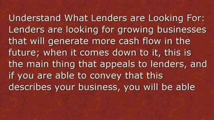 3 Secrets to Securing a Small Business Loan