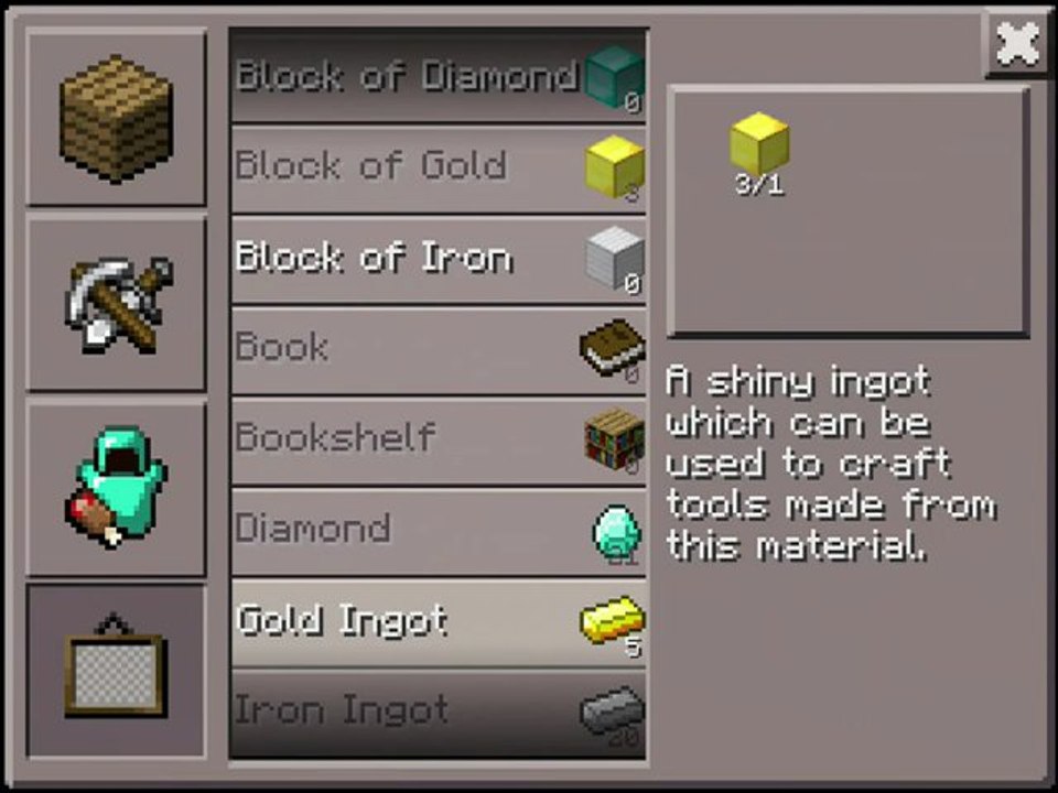 Minecraft Pocket Edition - Unlimited Diamonds, Iron and Gold Glitch iPod/iPad/iPhone/Android