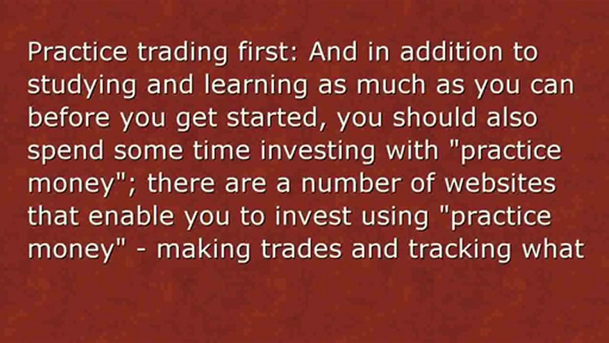 Profitable Stock Trading