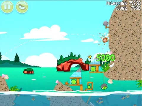 Angry Birds Seasons Piglantis Level 1-5 3-Star Walkthrough iPhone/iPod/iPad/Droid 81060