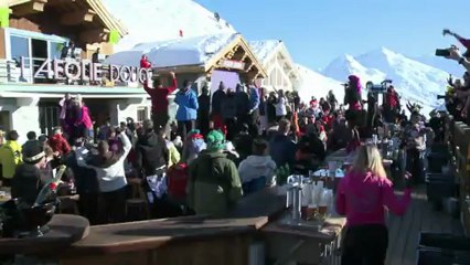 La Folie Douce: ambiance de boîte de nuit au milieu des pistes