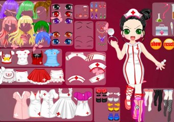 Jeu d'infirmière d'hôpital