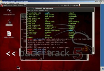 Utilizacion de exploits mediante backtrack F