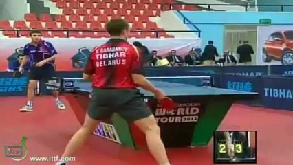 Joli coup surprise au ping-pong